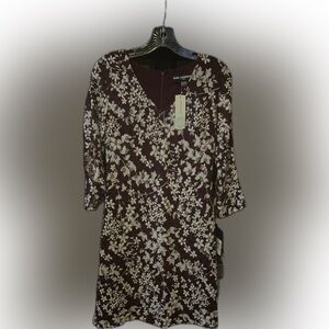 Karl Lagerfeld Ruffle Detail Lace Kint Dress Size 2